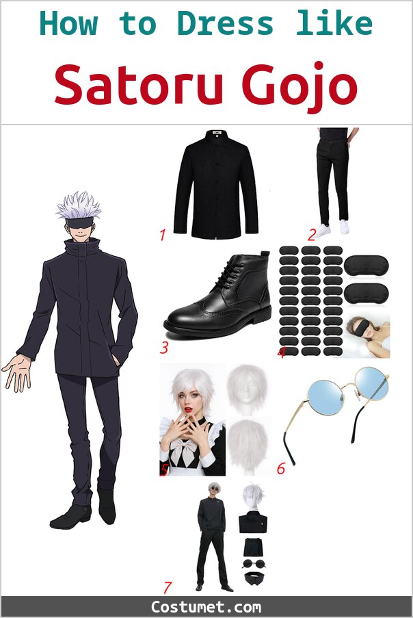Satoru Gojo Costume for Cosplay & Halloween