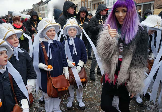 binche carnival blue