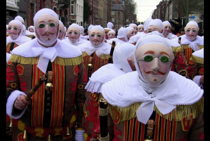binche carnival sameface