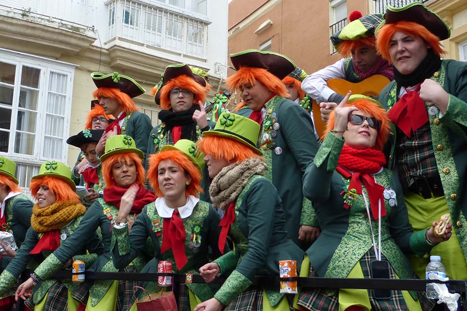 cadiz carnival leprechaun