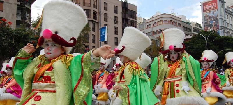 Tenerife carnival warm