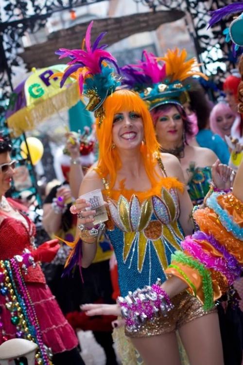 Colorful Mardi Gras