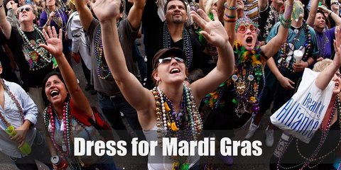 Dress For Mardi Gras Carnival Costume