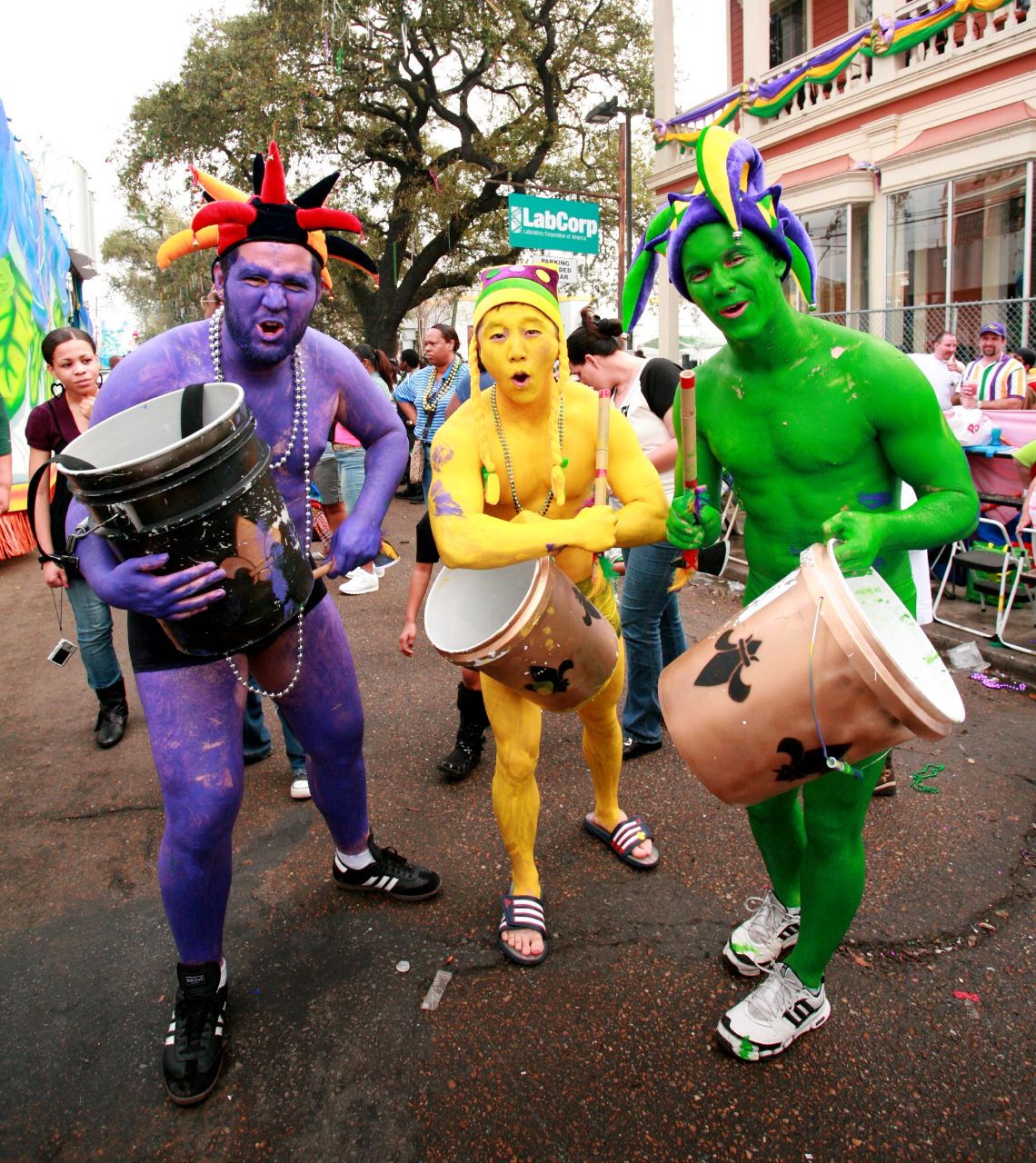 One Color Mardi Gras