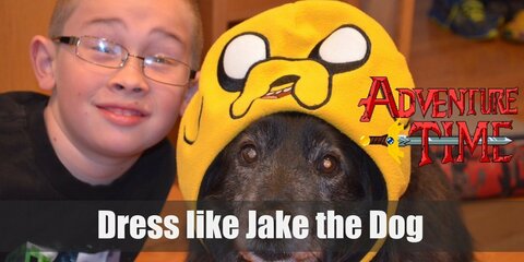 Become Jake the Dog from Adventure Time Costume