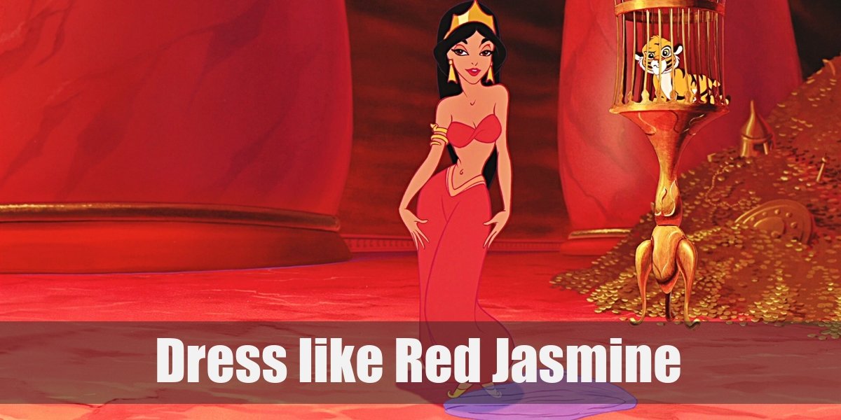 The Red Princess Jasmine (Aladdin) Costume