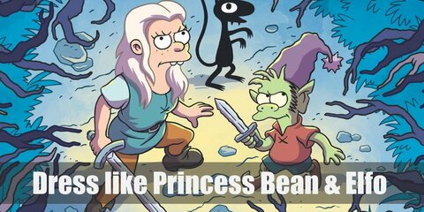 Princess Bean & Elfo (Disenchantment) Costume