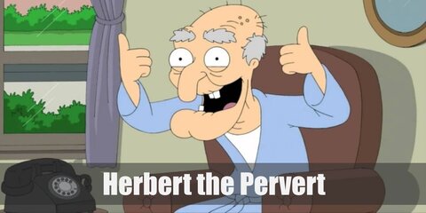 Herbert the Pervert (Family Guy) Costume