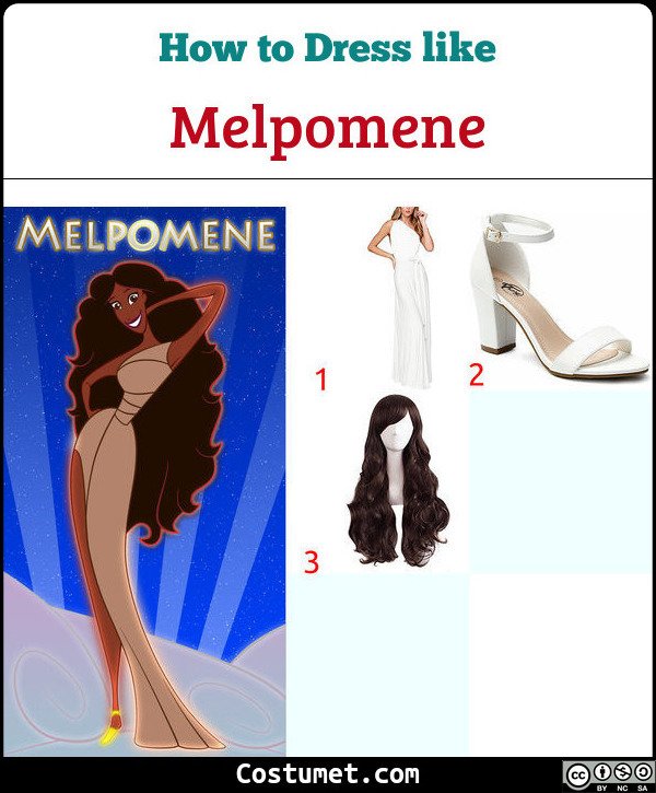 Melpomene (Muses from Hercules) Costume for Cosplay & Halloween