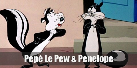 Pepé Le Pew & Penelope (Looney Tunes) Costume