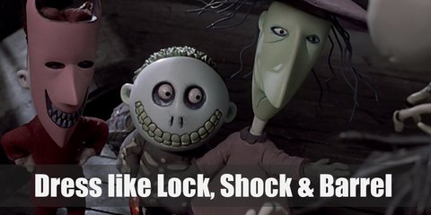 Lock Shock & Barrel (Nightmare Before Christmas) Costume