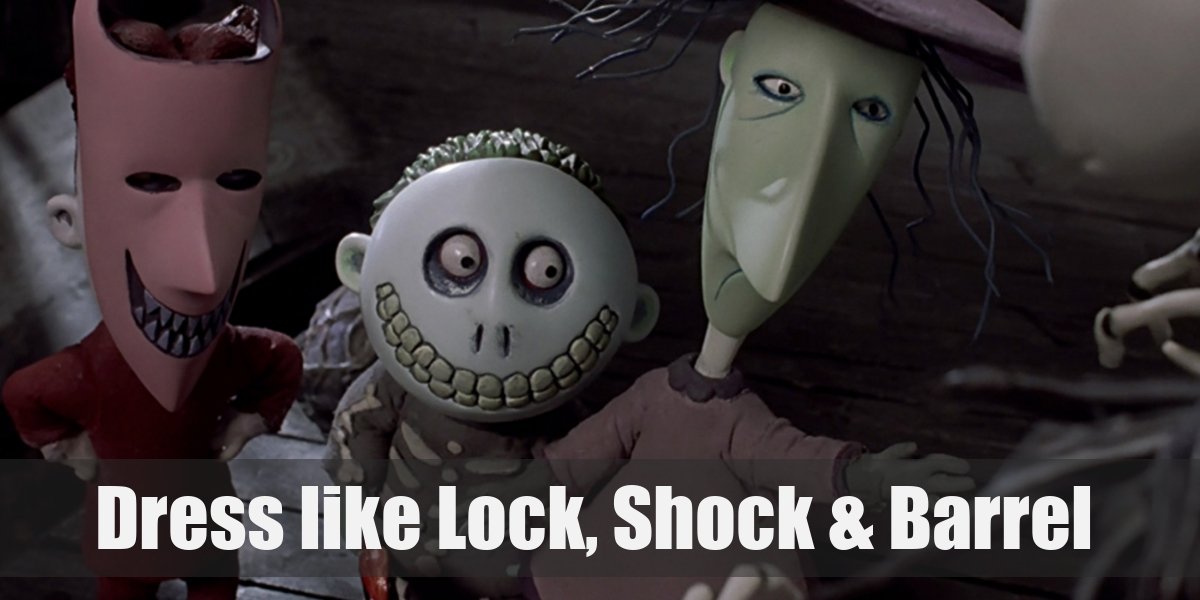 Lock Shock & Barrel (Nightmare Before Christmas) Costume