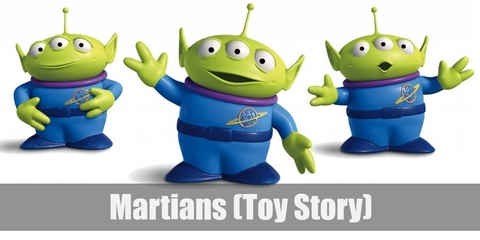 Martians / Little Green Men (Toy Story) Costume