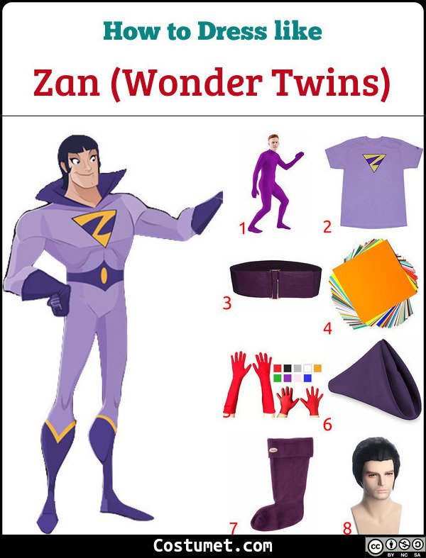 Wonder Twins Costume for Cosplay & Halloween