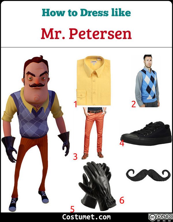 Hello Neighbor Costume for Cosplay & Halloween