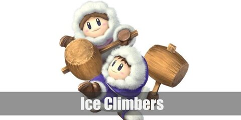 Popo and Nana's Costume from Ice Climber