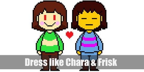 Chara and Frisk (Undertale) Costume