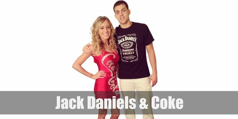 Jack Daniels & Coke Costume