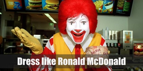 Ronald McDonald Costume