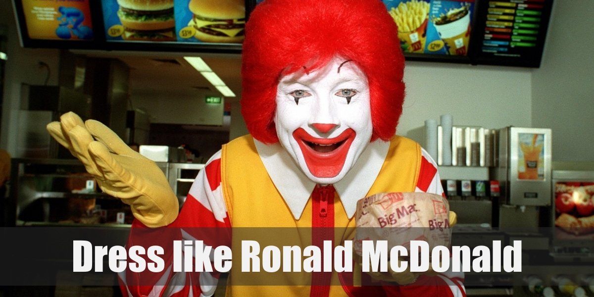 Ronald McDonald Costume