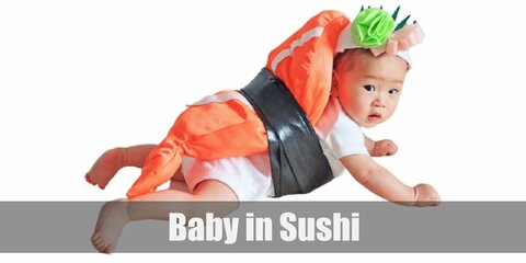 Baby in Sushi Costume