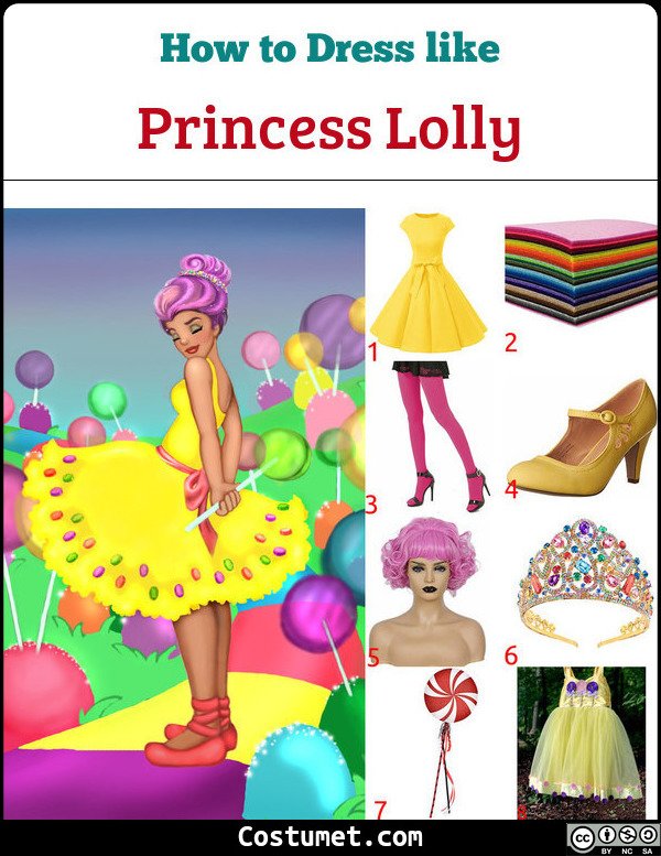 Princess Lolly Candyland Costume for Cosplay & Halloween