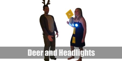Deer and Headlights Costume