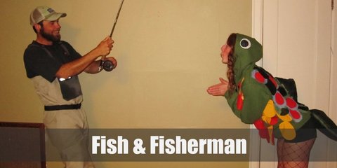 Fish/Mermaid and Fisherman Costume