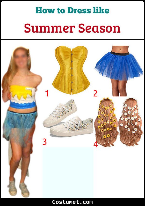 Summer Season Costume for Cosplay & Halloween