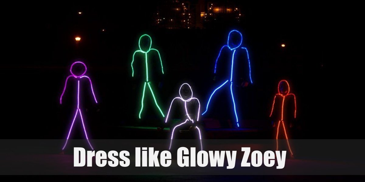 Led Stickman Figure Costume