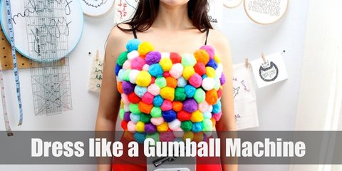 A Gumball Machine Costume