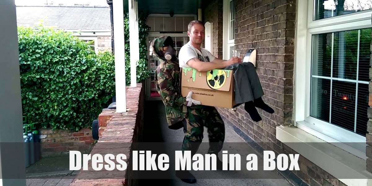 Man in a Box Costume