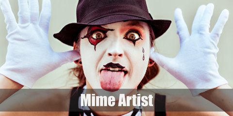 Mime Artist Costume