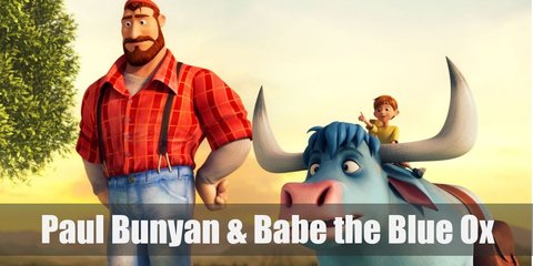 Paul Bunyan & Babe The Blue Ox Costume