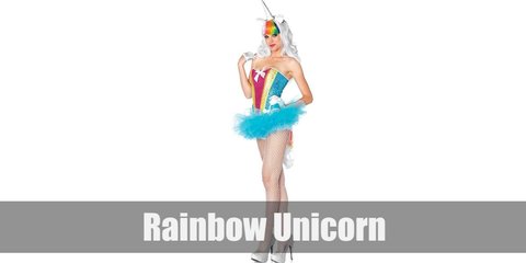 Rainbow Unicorn Costume