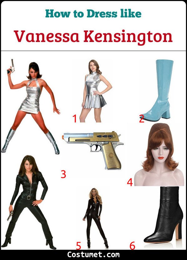 Vanessa Kensington Costume for Cosplay & Halloween