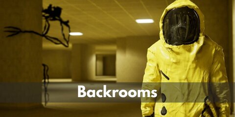 Backrooms Hazmat Suit & Pirate Clark Costume