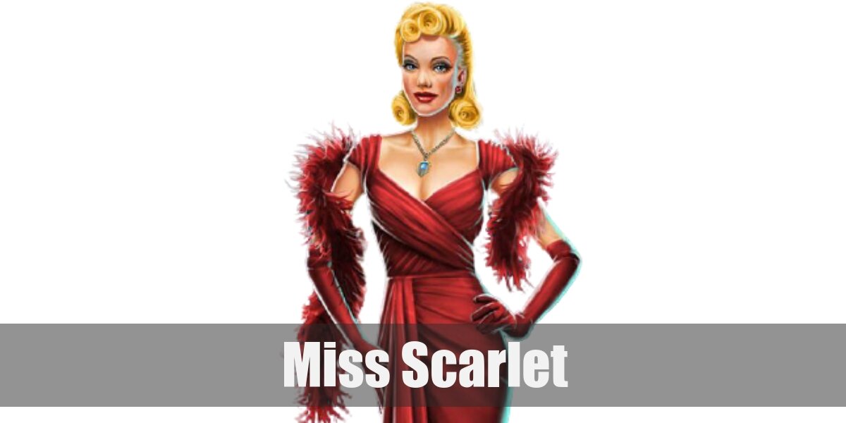 Miss Scarlet (Clue) Costume