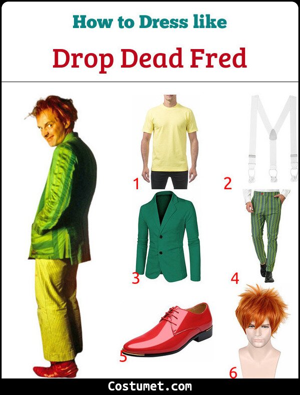 Drop Dead Fred Costume for Cosplay & Halloween