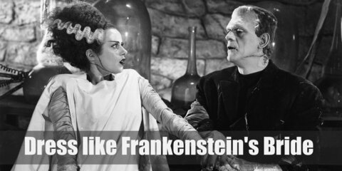 Bride of Frankenstein's Monster Costume