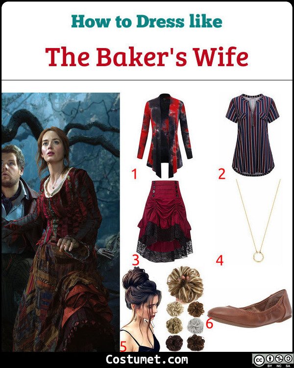 The Bakers wife from Into The Woods Costume for Cosplay & Halloween