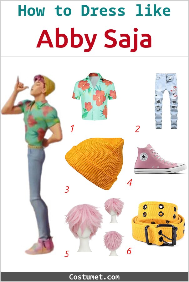 Abby Saja Costume for Cosplay & Halloween