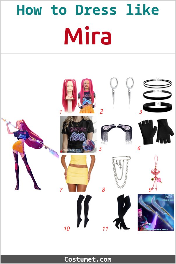 Mira Costume for Cosplay & Halloween