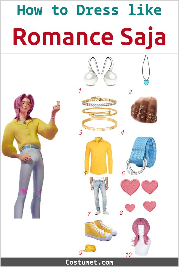 Romance Saja Costume for Cosplay & Halloween