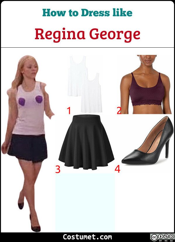 Regina George Ripped Top/Bra Costume for Cosplay & Halloween1