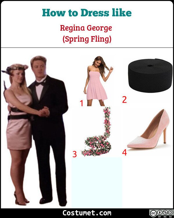Regina George (Spring Fling/Prom) Costume for Cosplay & Halloween