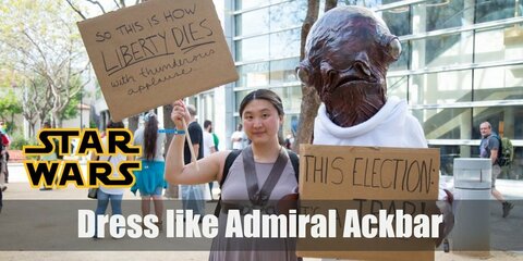 Admiral Ackbar Costume