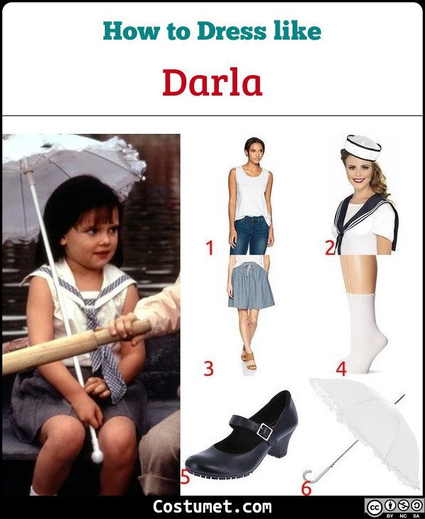 Darla The Little Rascals Costume for Cosplay & Halloween