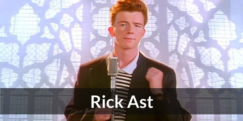 Rick Astley Costume