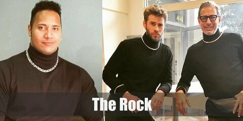 Dwayne 'The Rock' Johnson – Turtleneck and Fanny Pack Costume